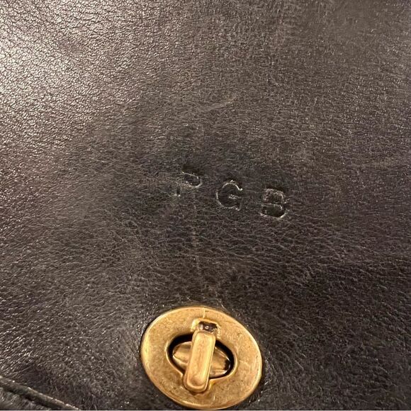 RARE Coach Vtg Leather Messenger Briefcase Satchel unlined - Picture 6 of 15